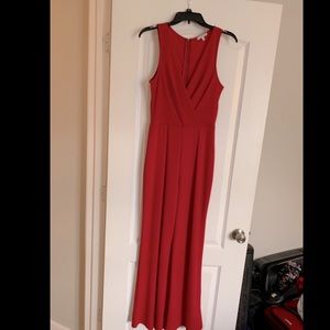 Charlotte Russe Deep red pantsuit pant jumpsuit